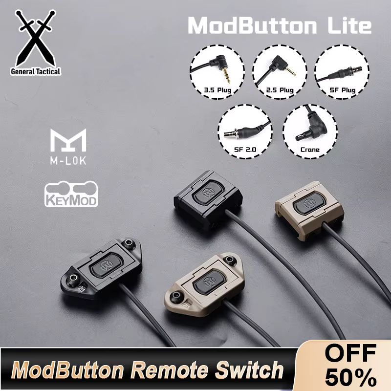 ModButton interruptor remoto de presión táctica para linterna M600 AR15 - imagen 4