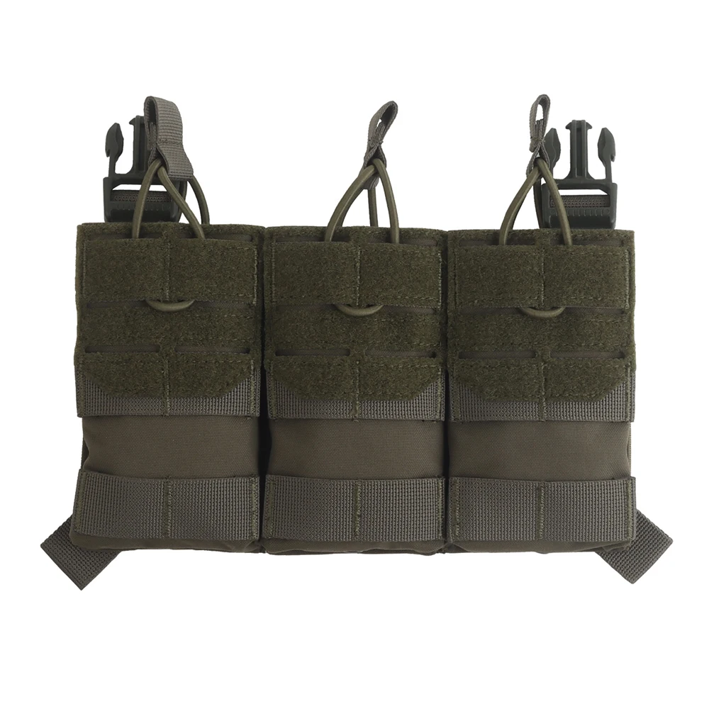 Portacargador triple abierto MOLLE para AR-15/M4 de 5,56 mm - imagen 2