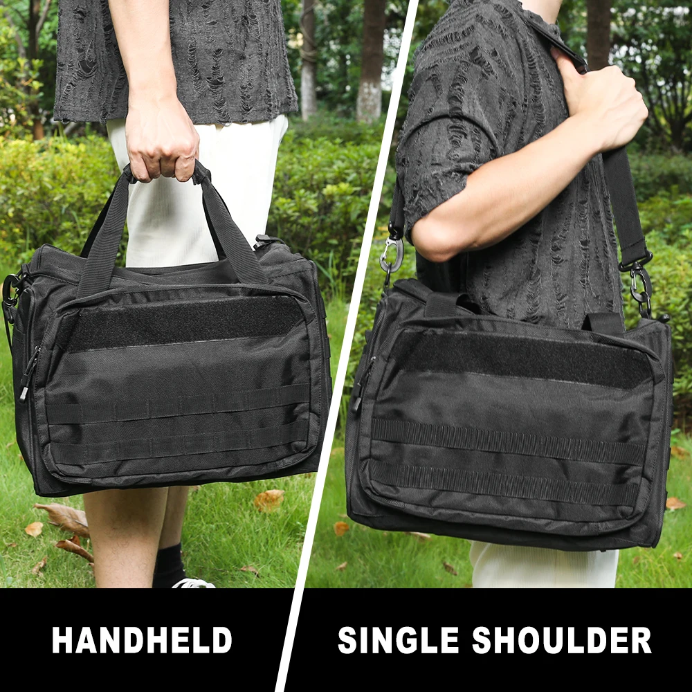 Bolso táctico impermeable tipo bandolera con correa ajustable