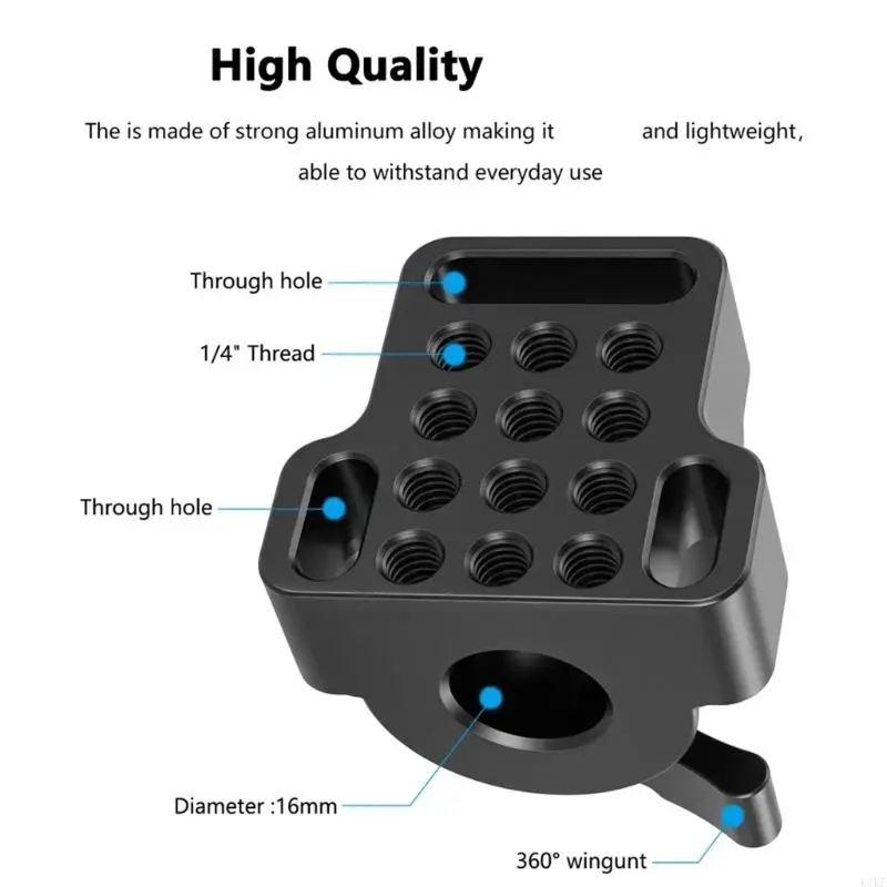 Adaptador universal soporte luz para rosca estándar y accesorios - imagen 5