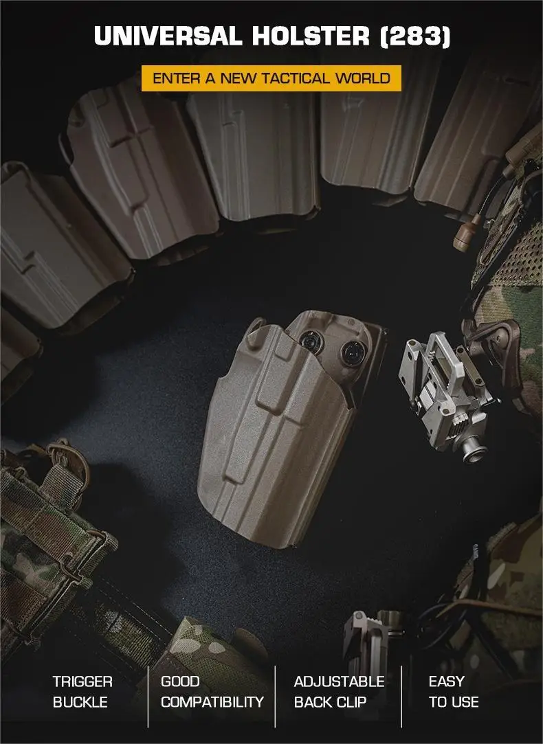 Pistolera táctica Airsoft en nailon