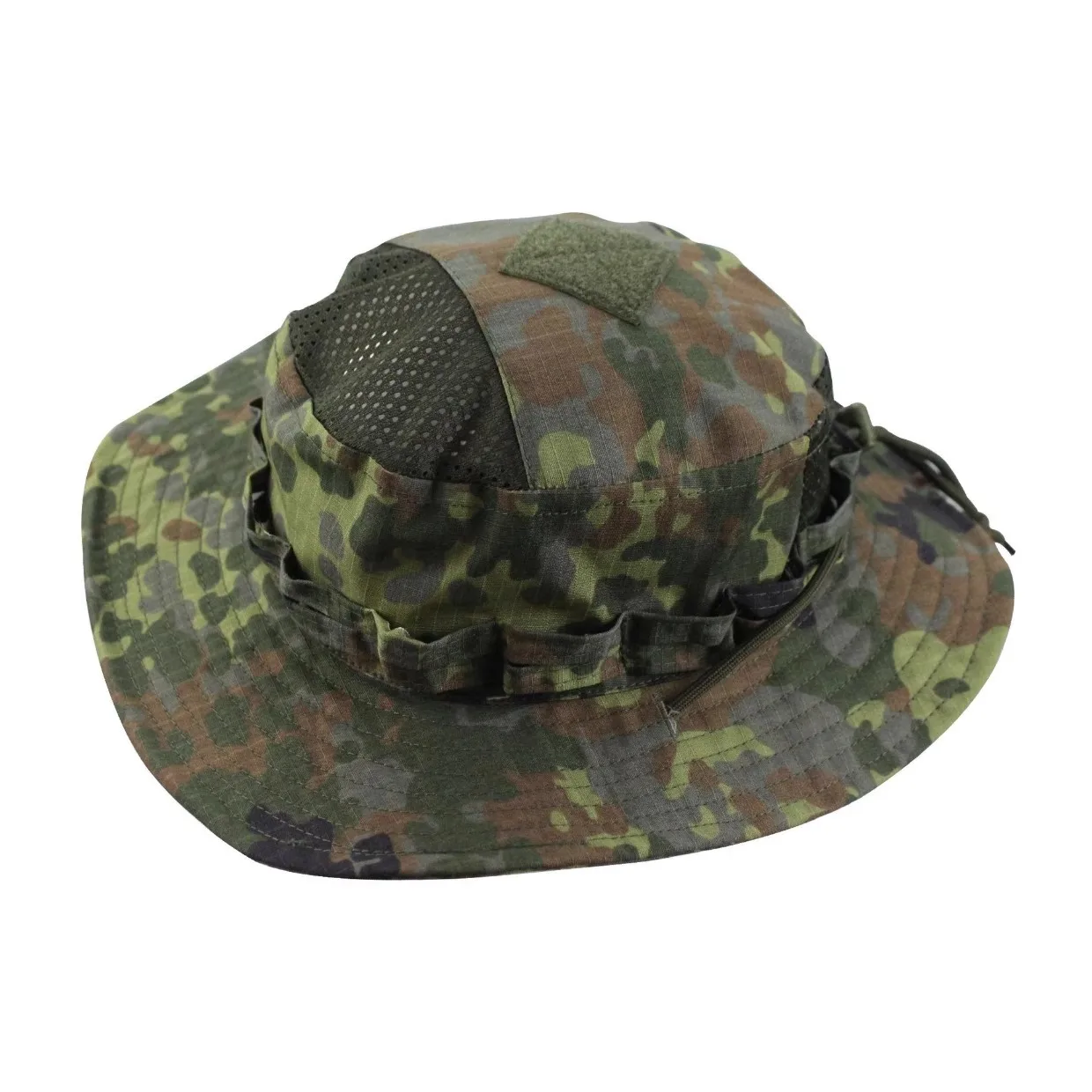 Sombrero Beni camuflado con alero ancho