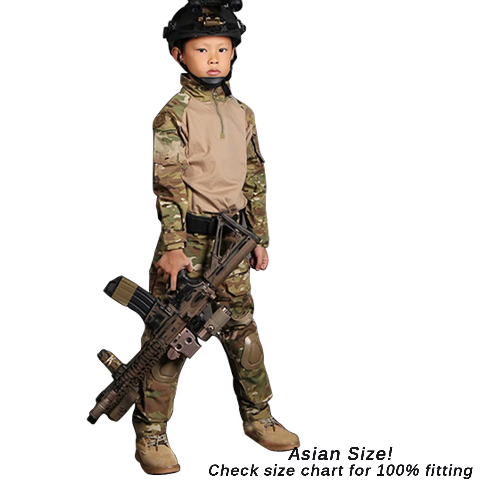 EMERSONGEAR traje táctico infantil camuflaje para airsoft y caza - imagen 3