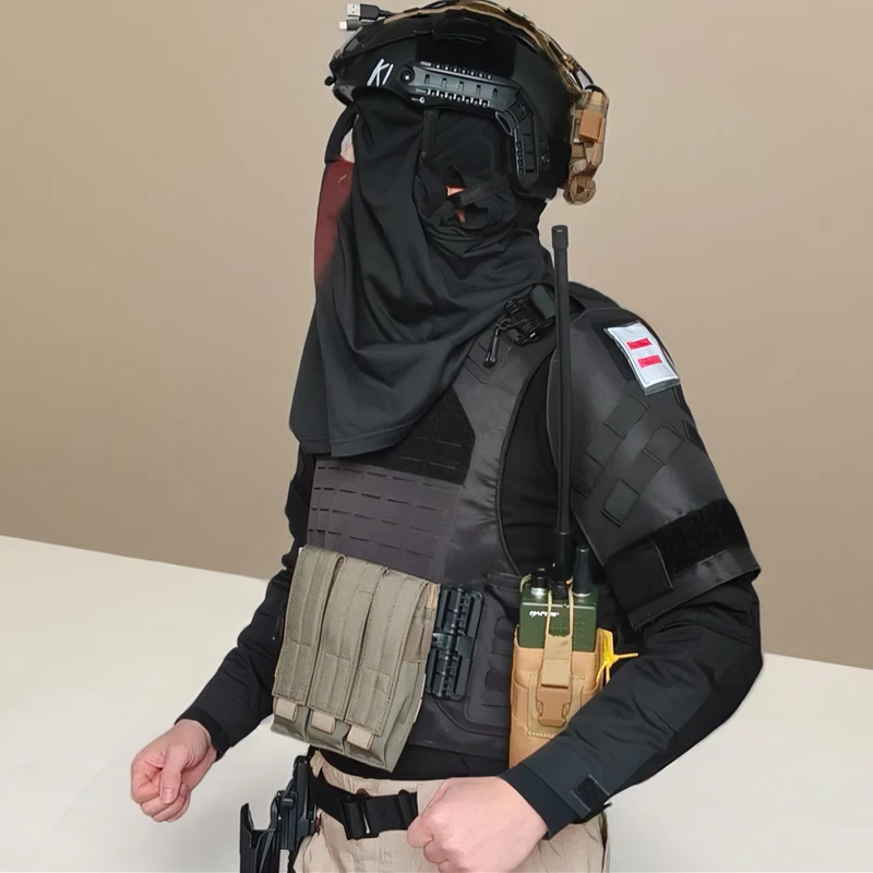 Chaleco táctico Koenig Ghost MOLLE para airsoft y entrenamiento