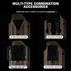 Funda Kydex SIG P320 ligera para pistola con linterna X300 - Airsoft