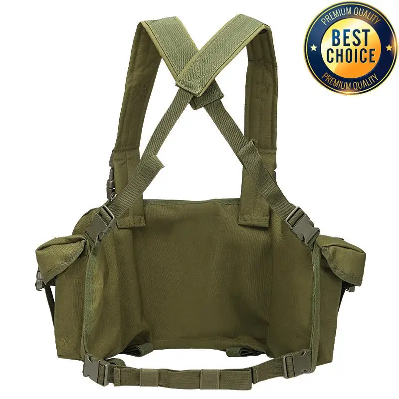 Chaleco táctico MOLLE de liberación rápida para caza y entrenamiento - imagen 3