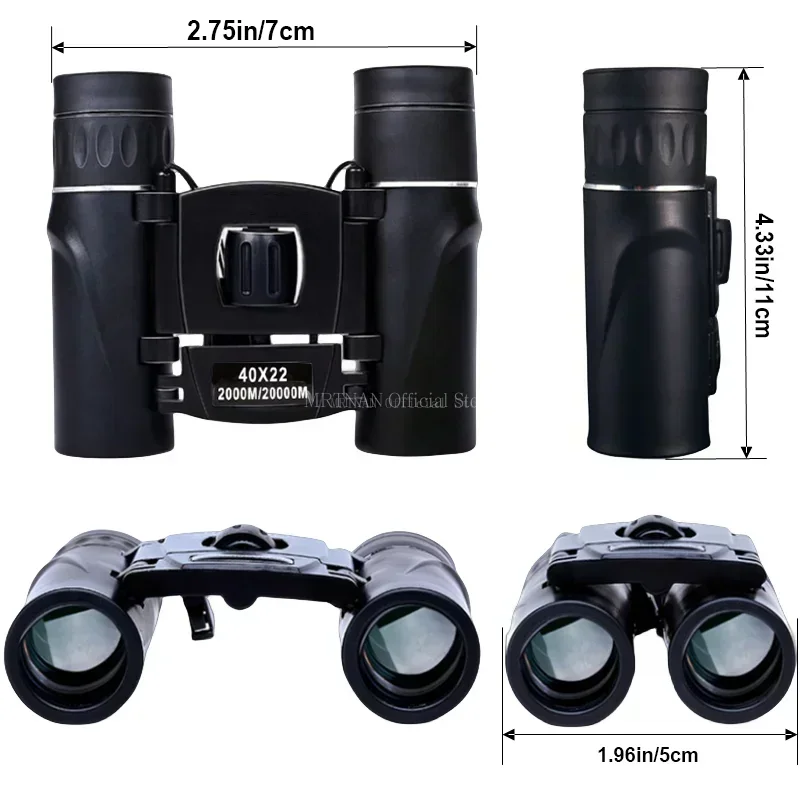 Binoculares HD de alta definición FMC para caza y senderismo - imagen 3