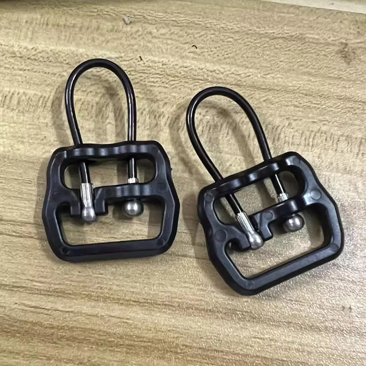 Hebilla liberación rápida de acero para correas tácticas negras - imagen 5