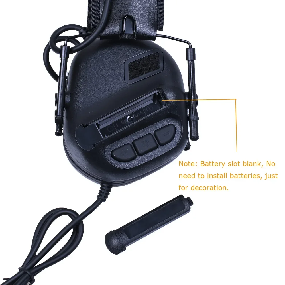 Auriculares tácticos para casco con adaptador rápido destinados a tiro - imagen 3