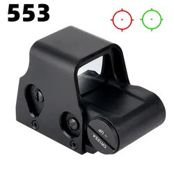 Mira red dot táctica compacta con punto rojo/verde y brillo ajustable