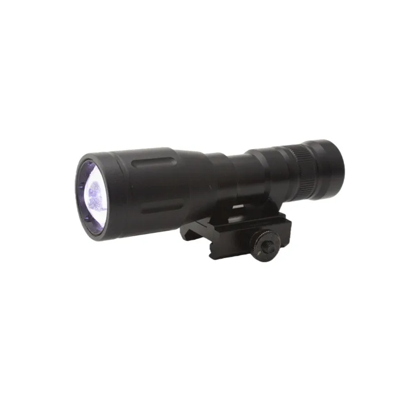 Linterna táctica LED recargable con carril Picatinny para camping - imagen 4