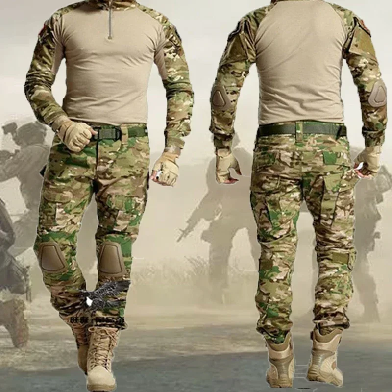 Conjunto táctico camuflaje transpirables para entrenamiento hombre - imagen 4