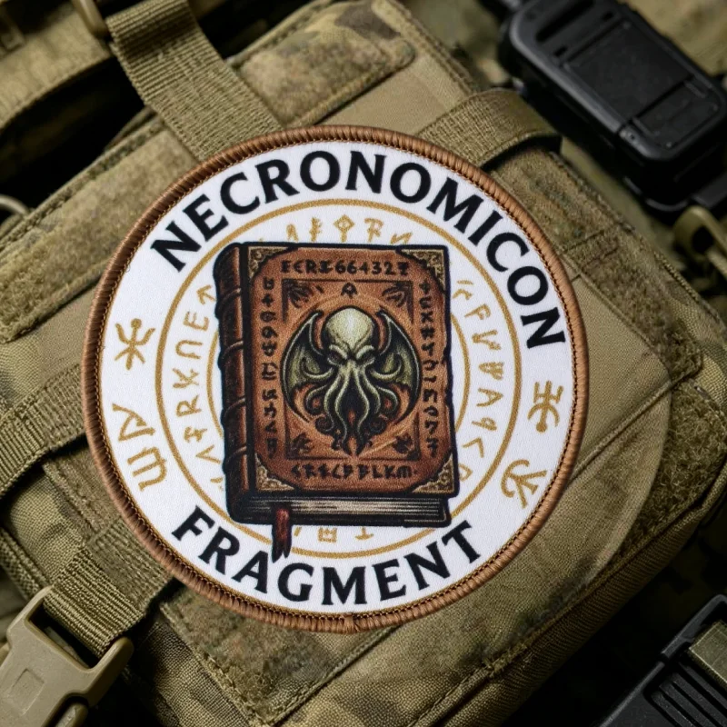 Parche táctico de velcro pulpo estampado fragmentado para uniforme - imagen 3