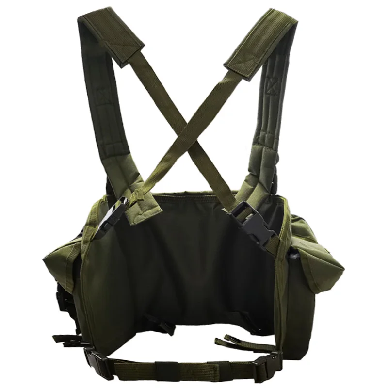 Chaleco táctico MOLLE de protección para airsoft y combate exterior - imagen 2