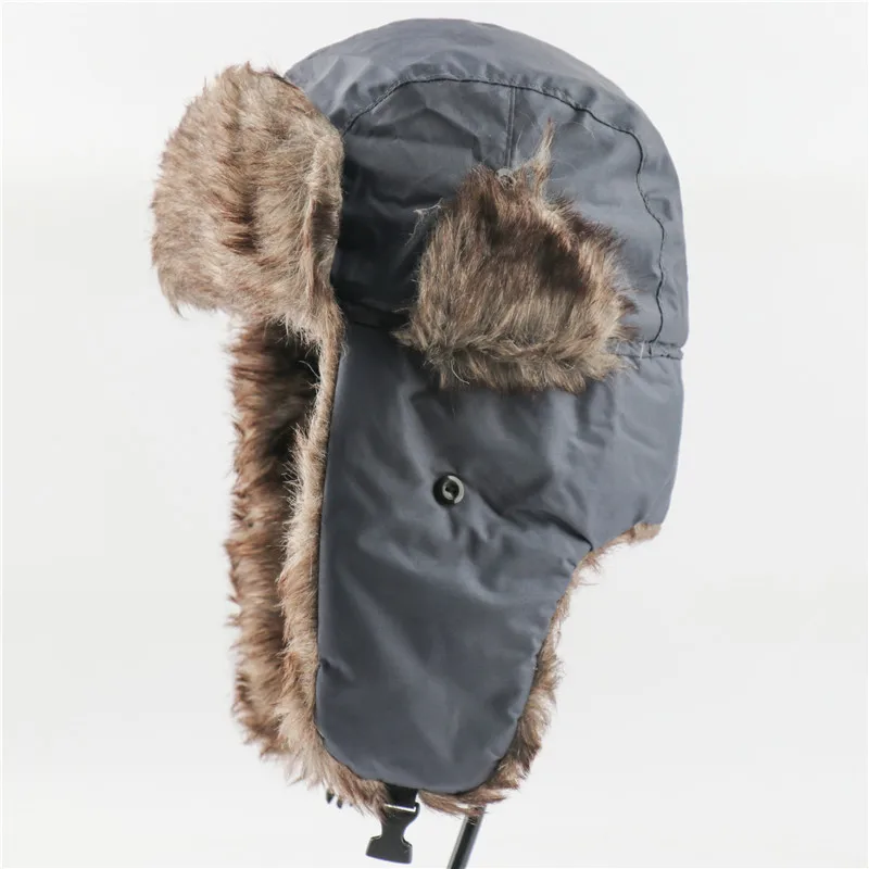 Gorro en ambiente invernal
