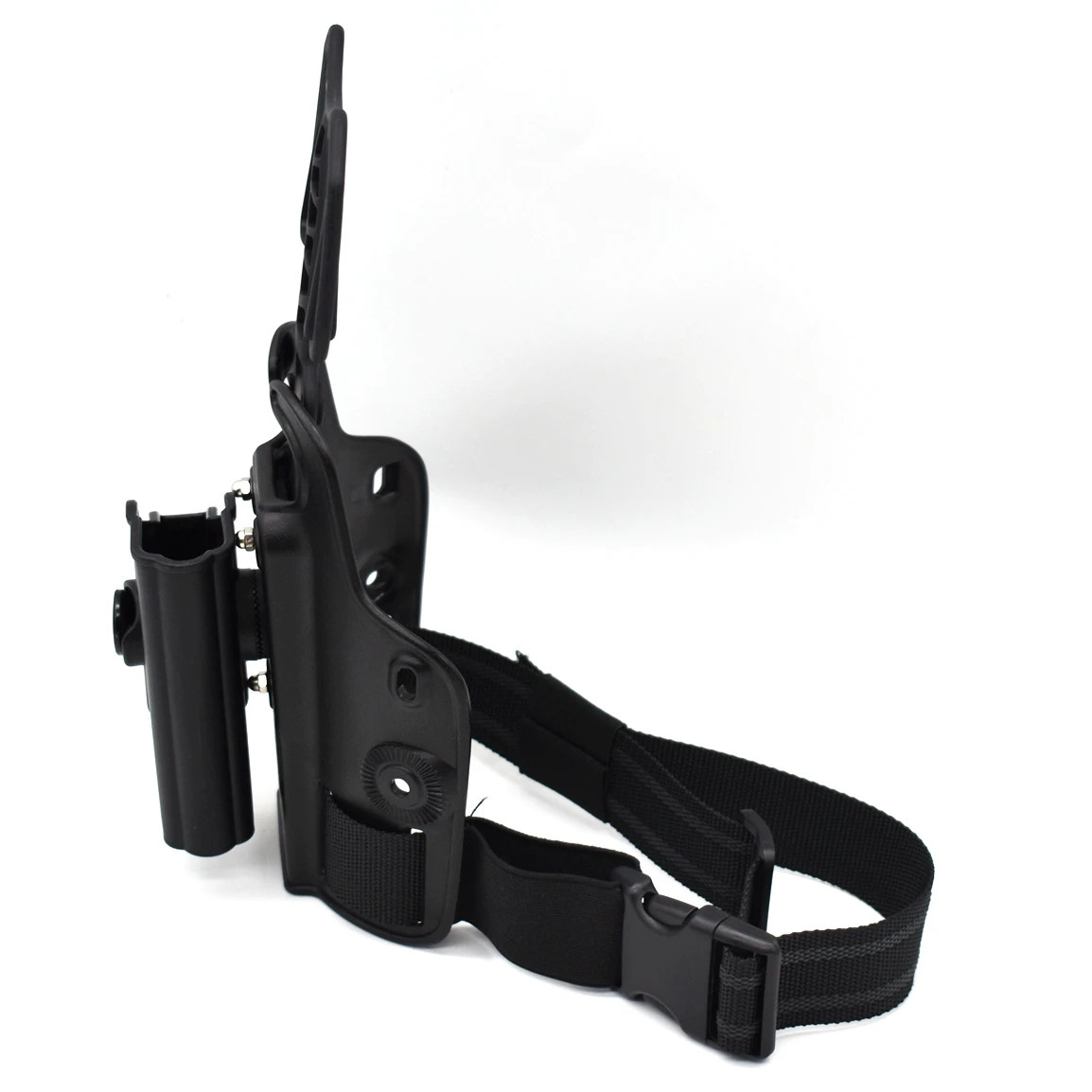 Funda táctica de muslo Glock 17 ambidiestra con sujeción ajustable - imagen 3