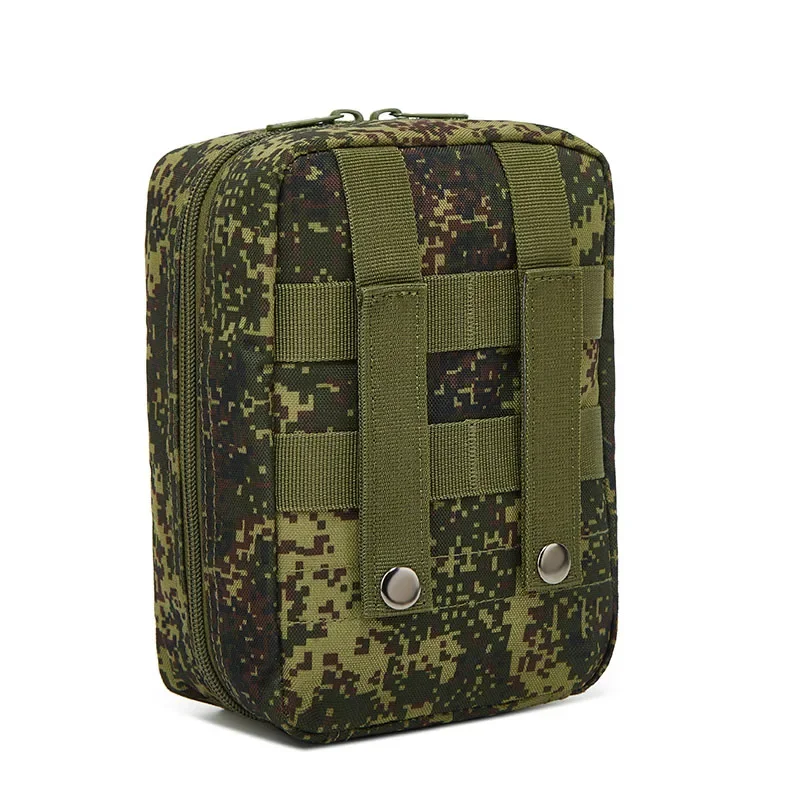 Bolsa táctica MOLLE camuflaje verde pequeño botiquín EDC camping - imagen 2