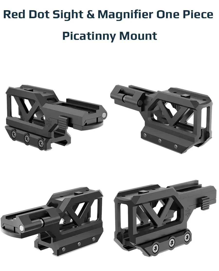 Montaje abatible y perfil compacto