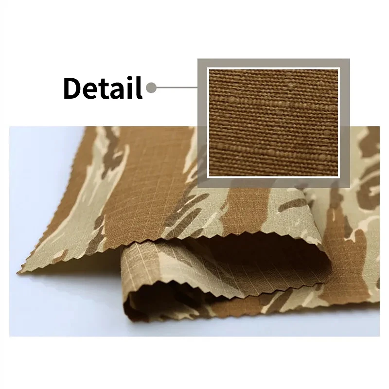 Tela Ripstop Tiger Stripe Camuflaje Militar - DIY Uniforme Táctico - imagen 5