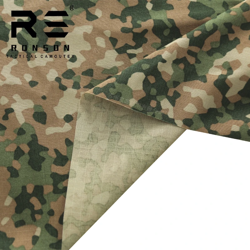 Tela de camuflaje holandesa nailon-algodón para costura y acolchado - imagen 3