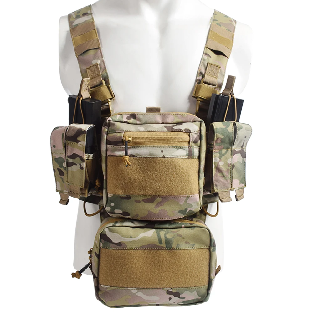 Chaleco táctico SINAIRSOFT D3 con arnés CRM H y sistema de carga