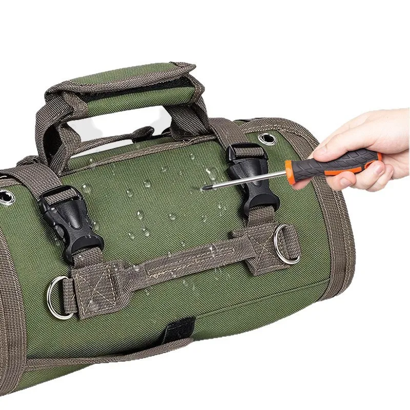 Bolsa de herramientas táctica con múltiples bolsillos enrollable - imagen 2