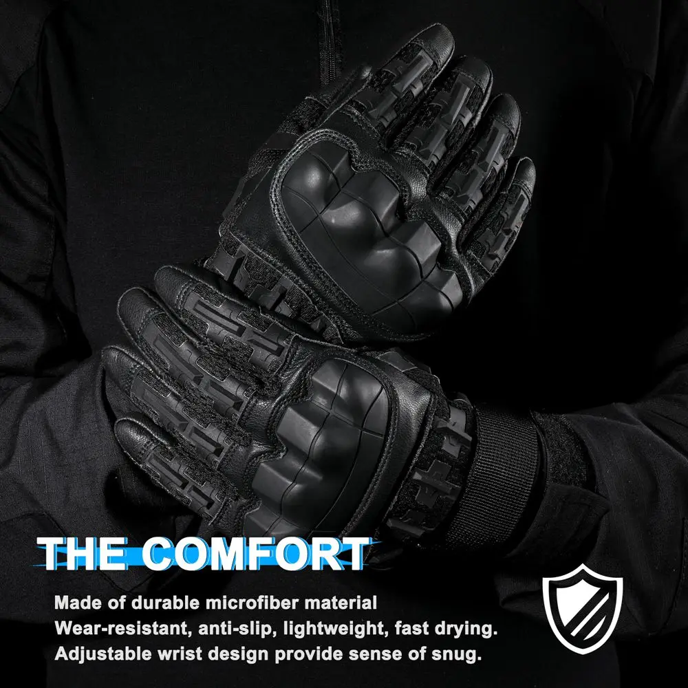 Guantes tácticos compatibles con pantalla táctil
