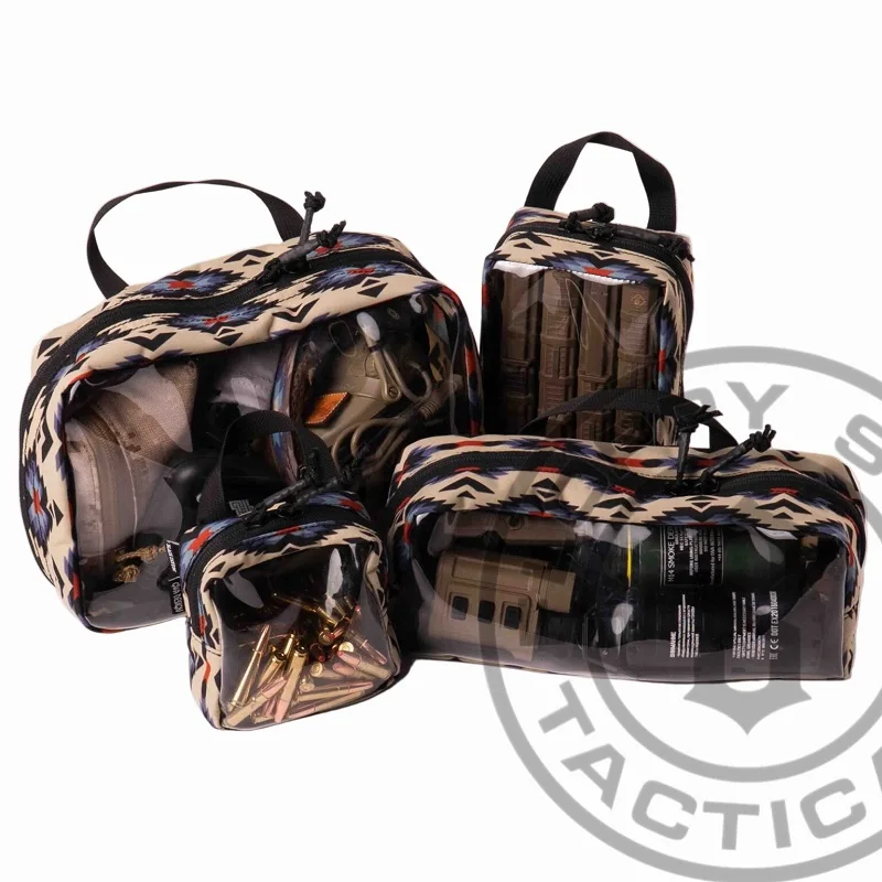 BCS Neceser transparente MOLLE organizador táctico para viaje - imagen 3