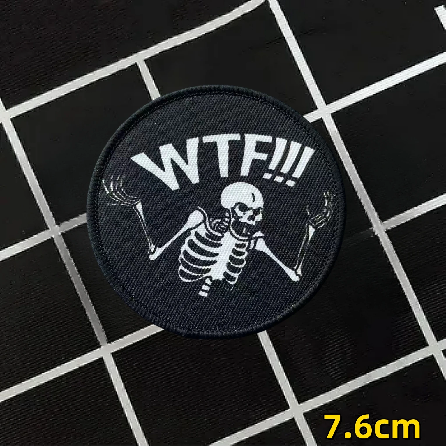 Parche táctico skull dead inside vista frontal