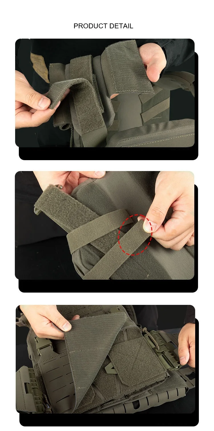 Chaleco con correas y estructura
