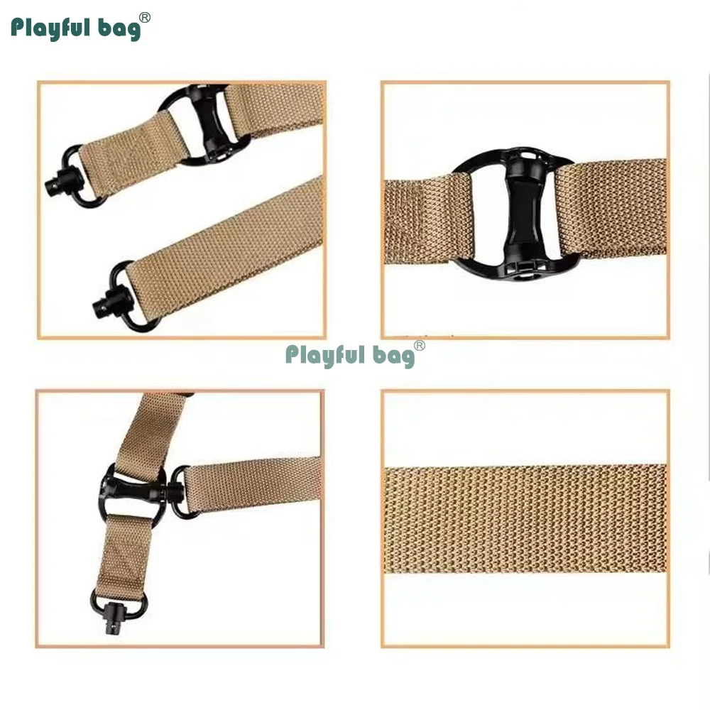 Gancho QD Sling táctico metálico clip mariposa para pistola - imagen 3