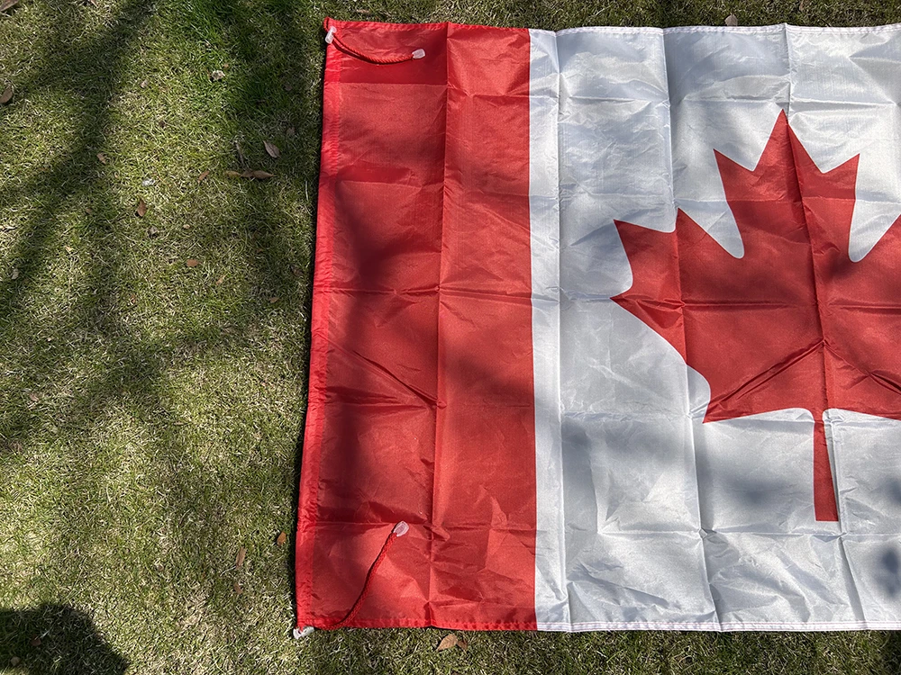 Bandera de Canadá poliéster calidad alta para uso exterior e interior - imagen 4