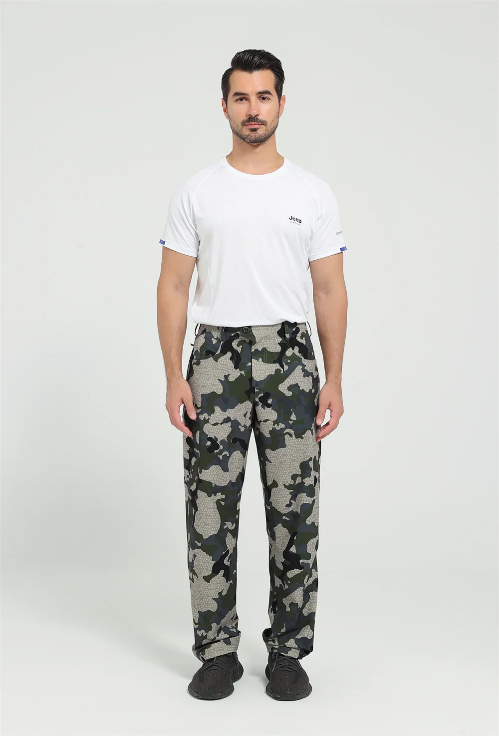 Ainfad Traverse Pantalones de caza camuflaje secado rápido elásticos - imagen 3