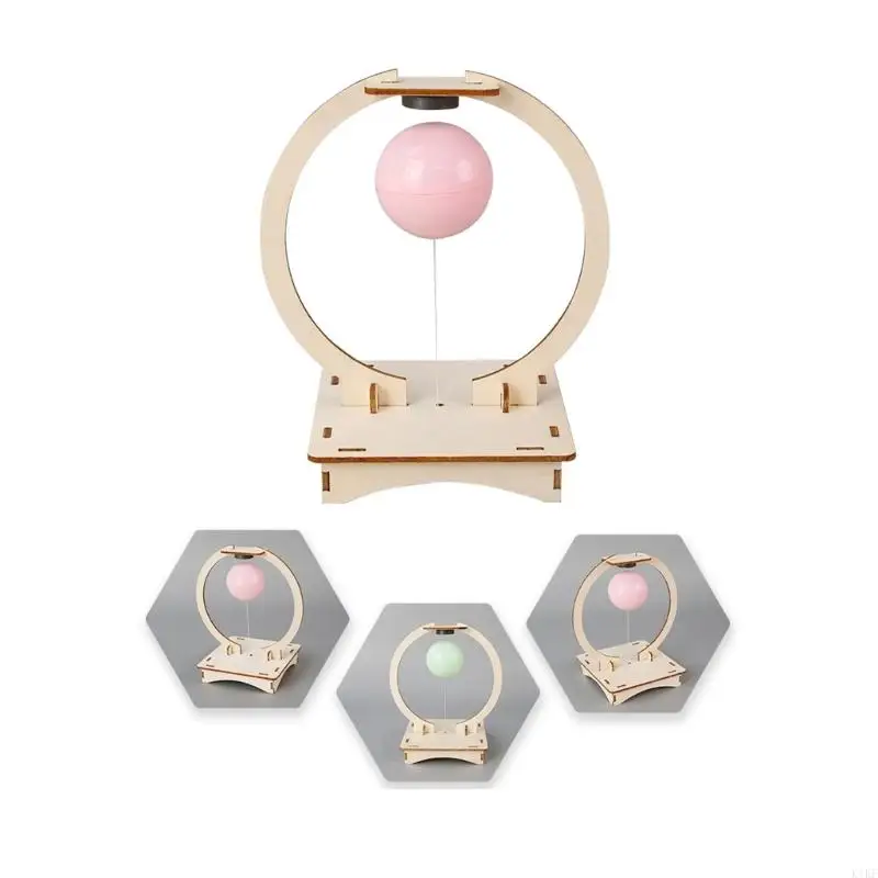 Juego bolas de levitación magnética en madera montaje fácil - imagen 2
