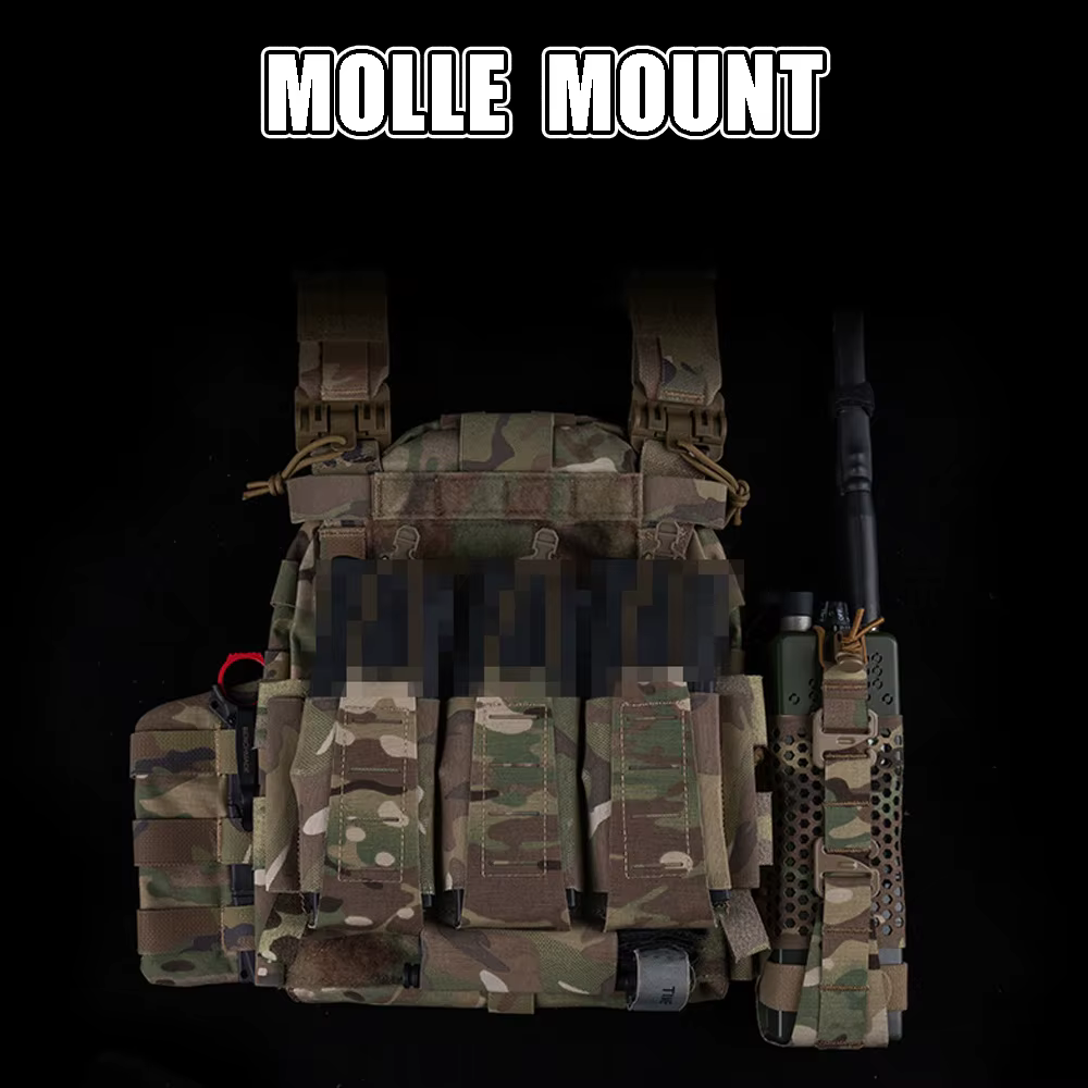 Bolsa táctica MOLLE multifunción compatible PRC-163 radios - imagen 2