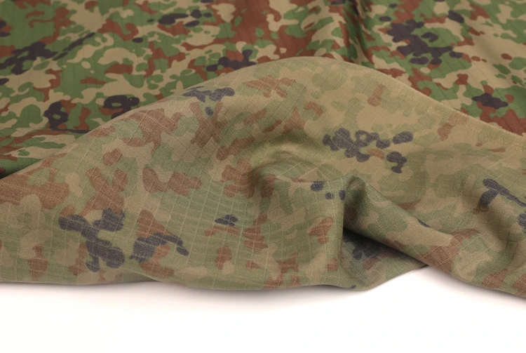 Tela camuflaje manchado autodefensa terrestre JGSDF antiestática - imagen 3