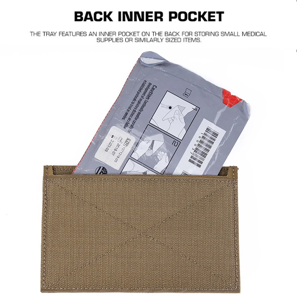 Inserto táctico para bandolera, panel organizador cartuchos y linterna - imagen 5