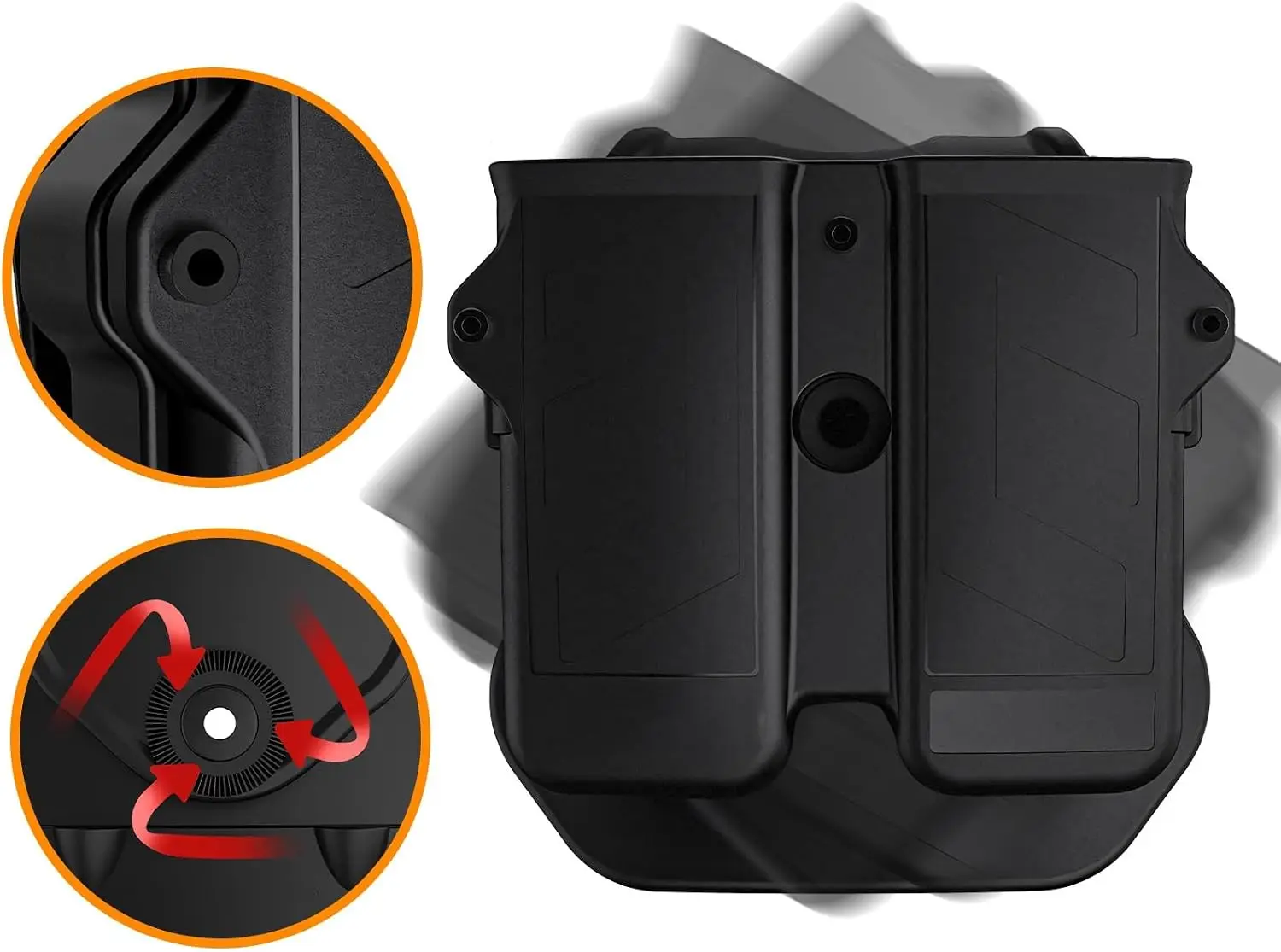 Portacargador Doble Ajustable para Cargadores de Pistola - imagen 5