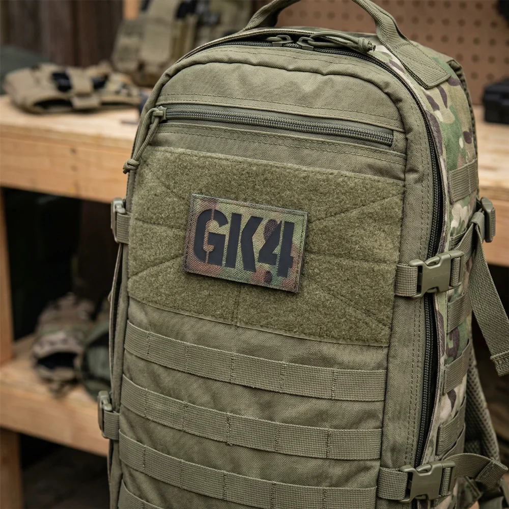 Parche táctico reflectante IR camuflaje en nailon para ropa y bolsos - imagen 3
