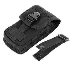 Riñonera táctica MOLLE doble capa camuflaje para móvil