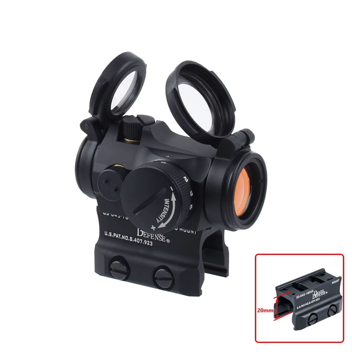 Mira réflex AIM T02 2MOA con punto rojo y montaje Unity Optic - imagen 4