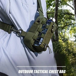 Portabotellas cruzado multifuncional con funda protectora para ciclismo
