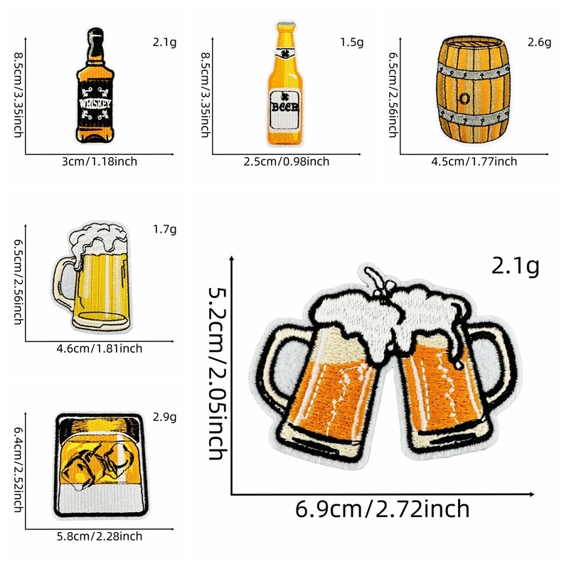 Parche cerveza ilustración 2