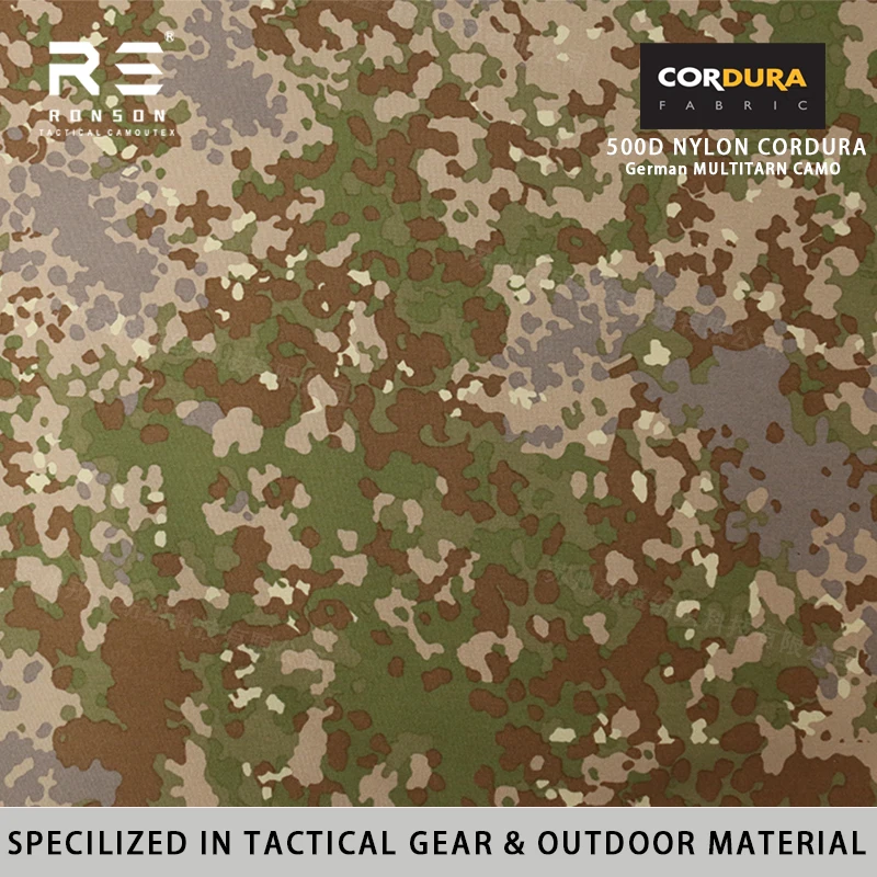 Tejido Cordura táctico Multitarn alemán nailon con PU repelente