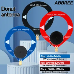 Antena donut banda ancha HF VHF para recepción de onda corta