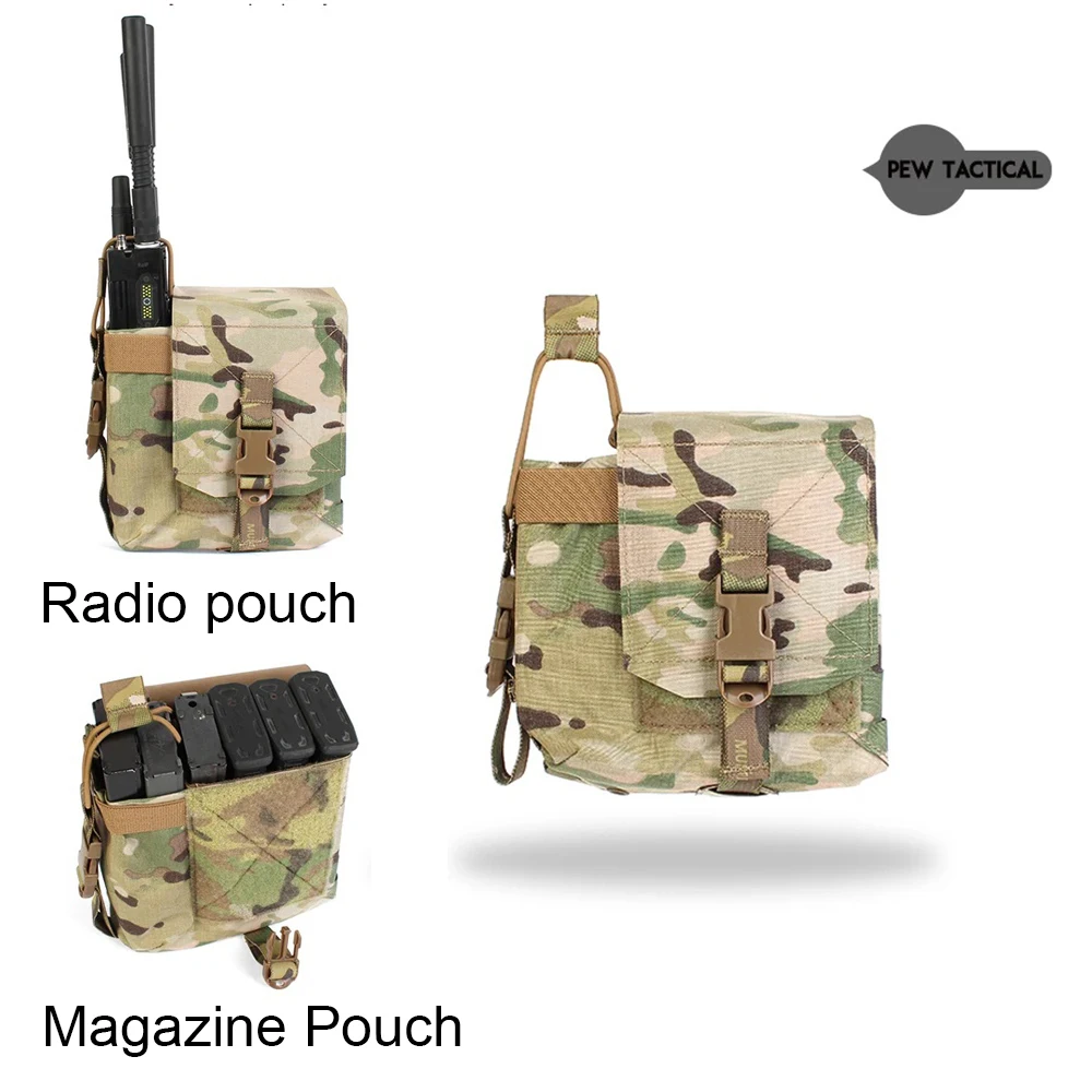 PEW TACTICAL Bolsa Radio Táctica SS – Soporte Molle para Chaleco Modular - imagen 5