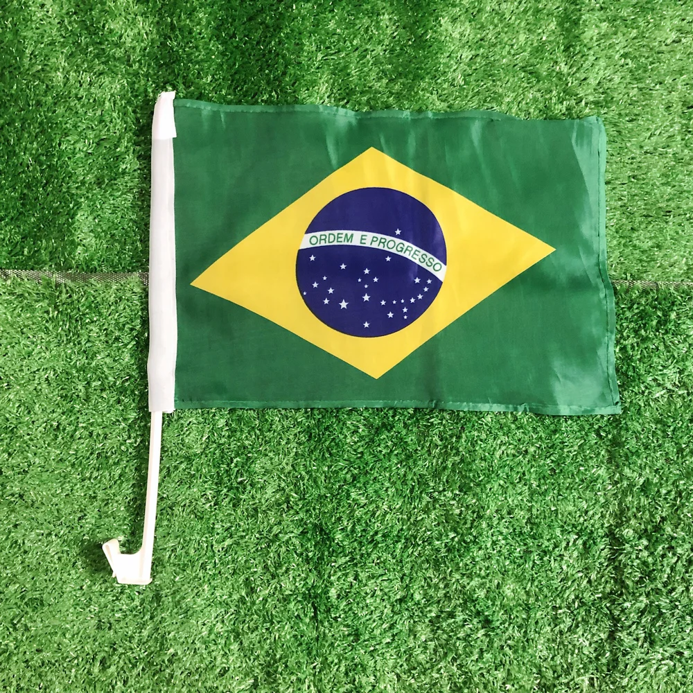 Parche bordado bandera de Brasil planchable para chaleco táctico