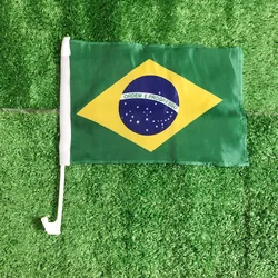 Parche bordado bandera de Brasil planchable para chaleco táctico