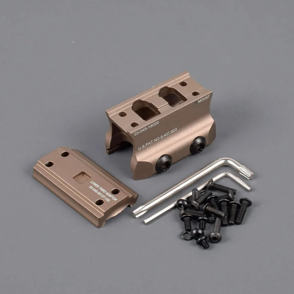 Soporte elevador para mira de punto rojo T01/T02 en riel de 20 mm - imagen 4