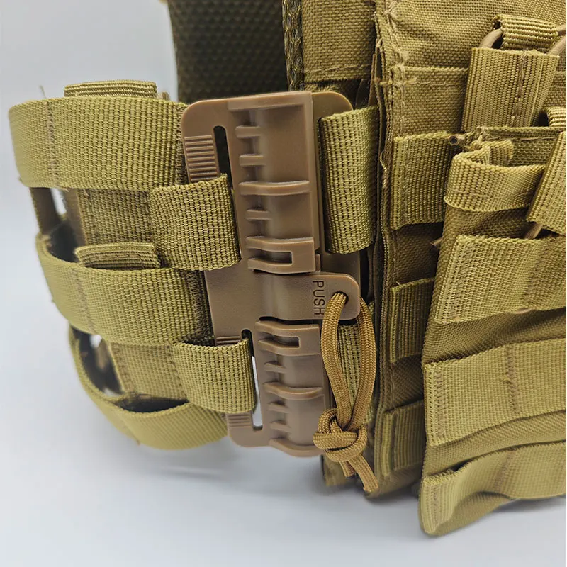 Chaleco táctico JPC MOLLE con bolsa triple liberación rápida - imagen 5